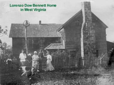 Lorenzo Dow Bennett home in West Virginia